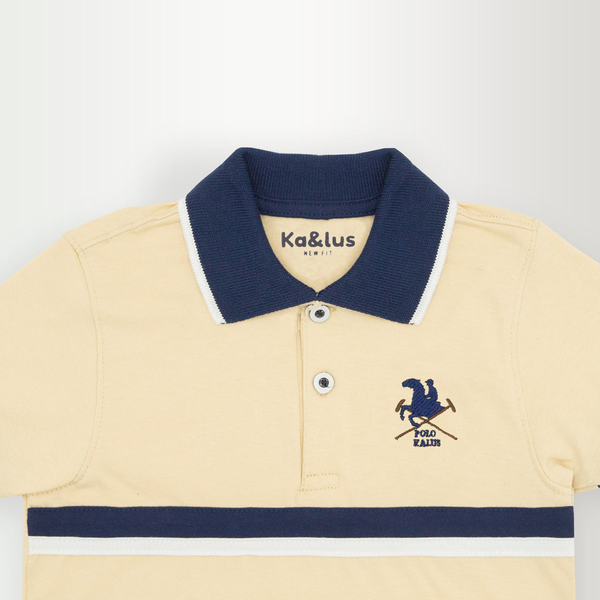 Playera polo LINE manga corta juvenil