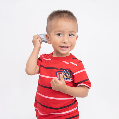 Playera Cuello Redondo Rayas Infantil