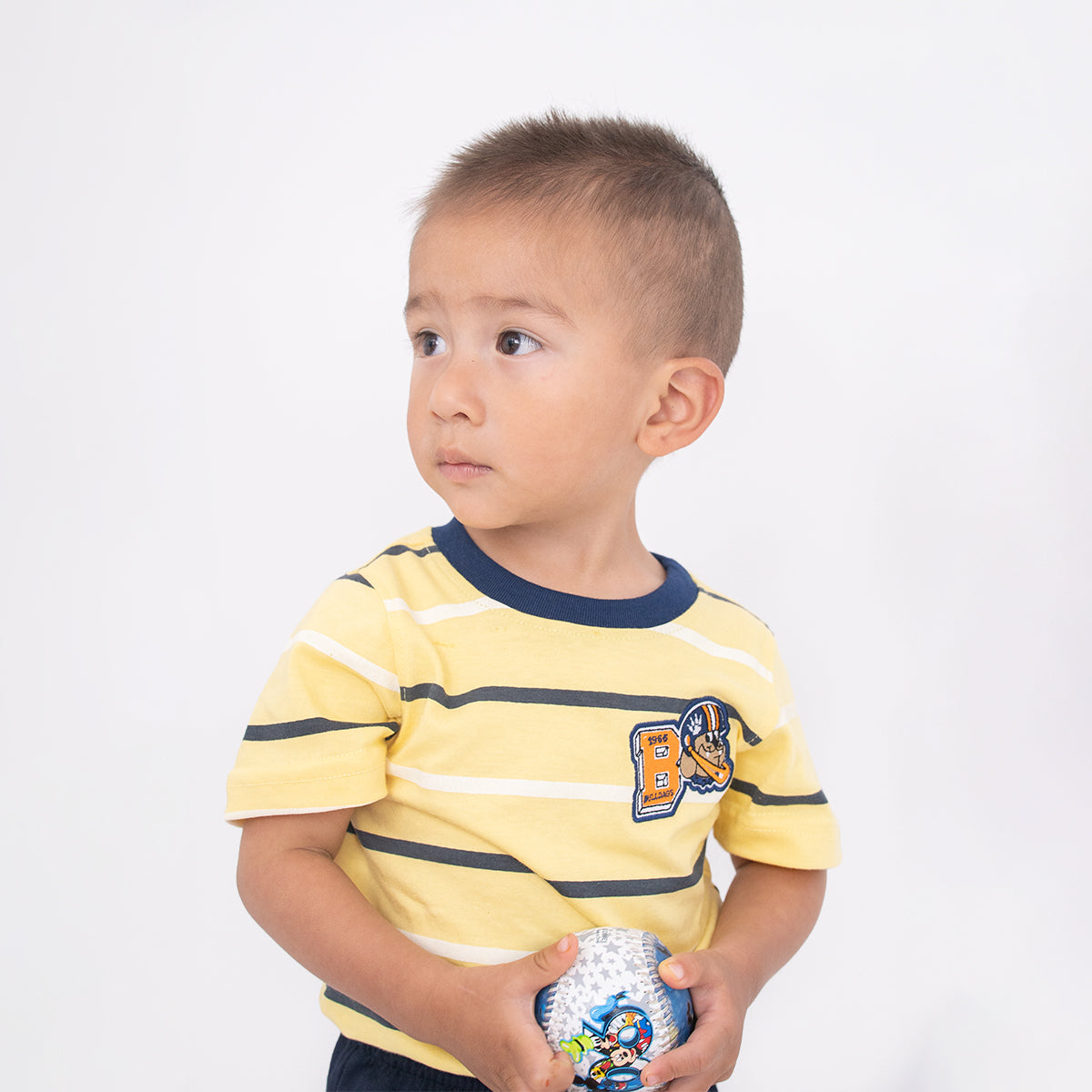 Playera Cuello Redondo Rayas Infantil