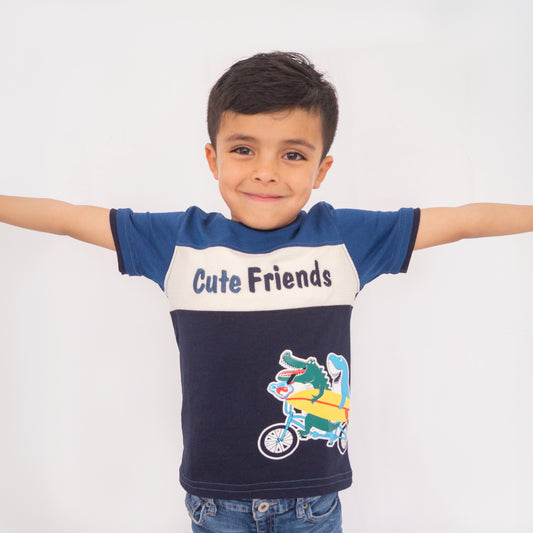 Playera Cuello Redondo BEACH Infantil