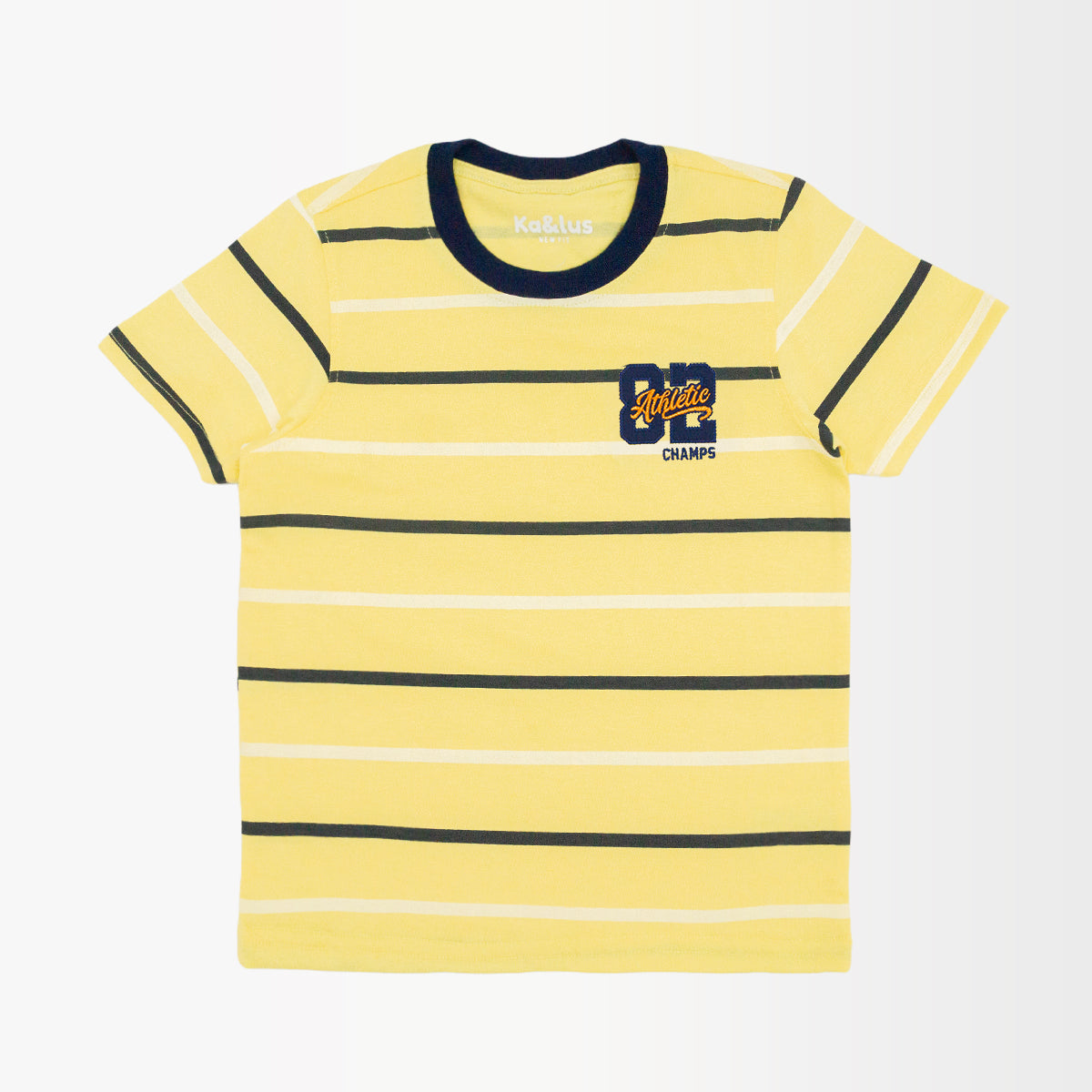 Playera Cuello Redondo Rayas Juvenil