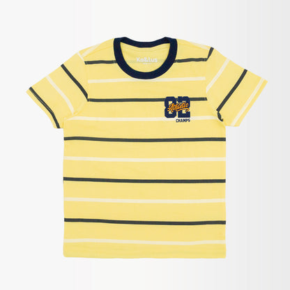 Playera Cuello Redondo Rayas Juvenil