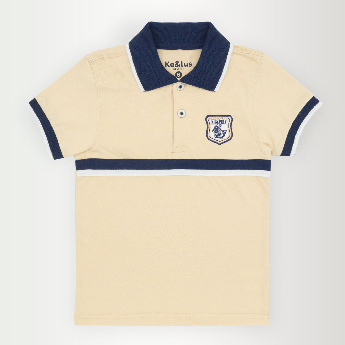 Playera polo LINE manga corta infantil