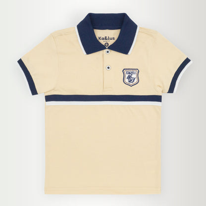 Playera polo LINE manga corta infantil
