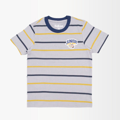 Playera Cuello Redondo Rayas Infantil