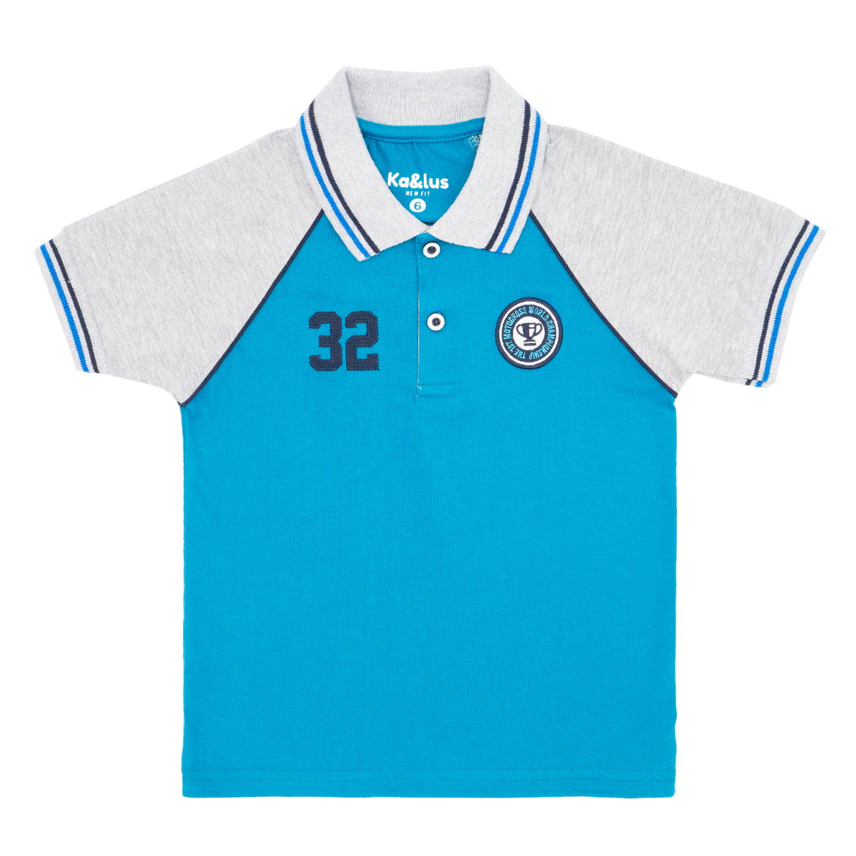 Playera polo mc MANGA RANGLA infantil