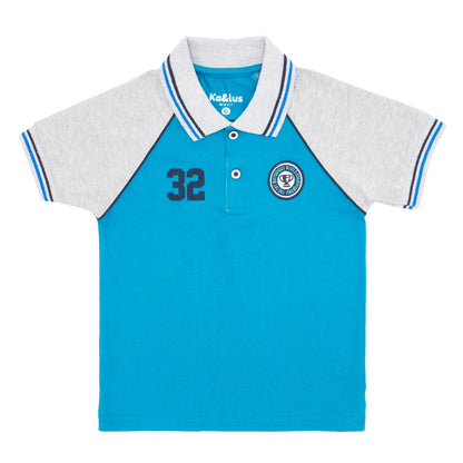 Playera polo mc MANGA RANGLA infantil