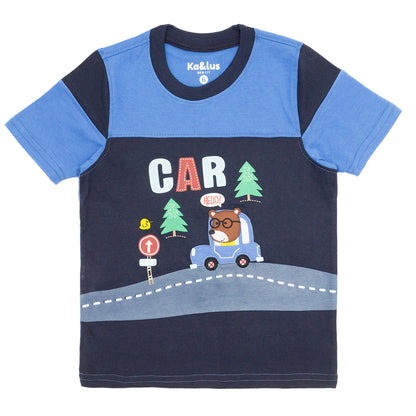 Playera redondo CAMP niños infantil Mayoreo-menudeo