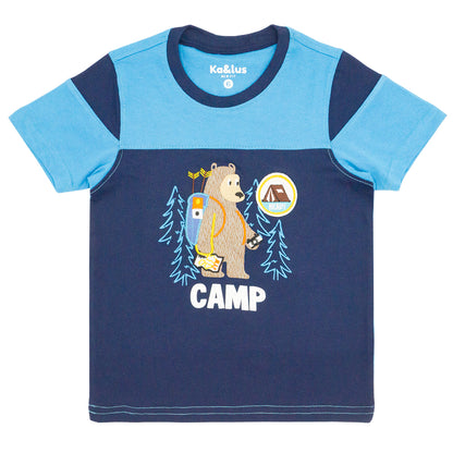 Playera redondo CAMP niños infantil Mayoreo-menudeo