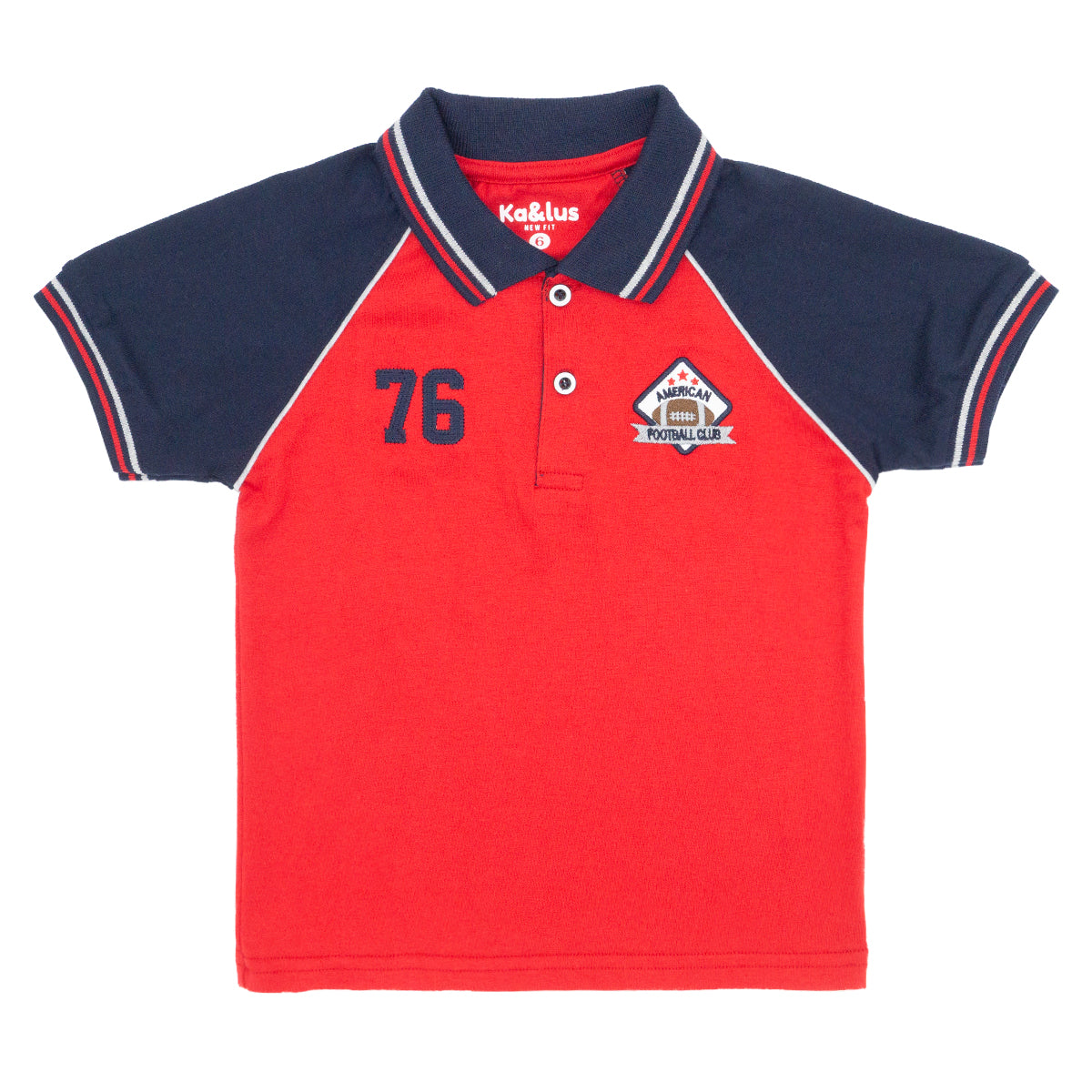 Playera polo mc MANGA RANGLA infantil