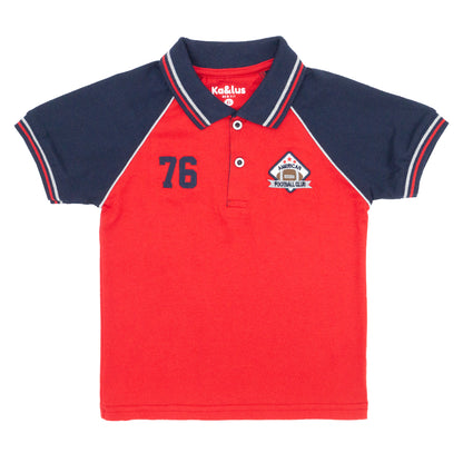 Playera polo mc MANGA RANGLA infantil