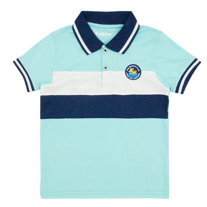 Playera Polo Infantil Bloques