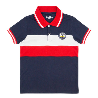 Playera Polo Infantil Bloques