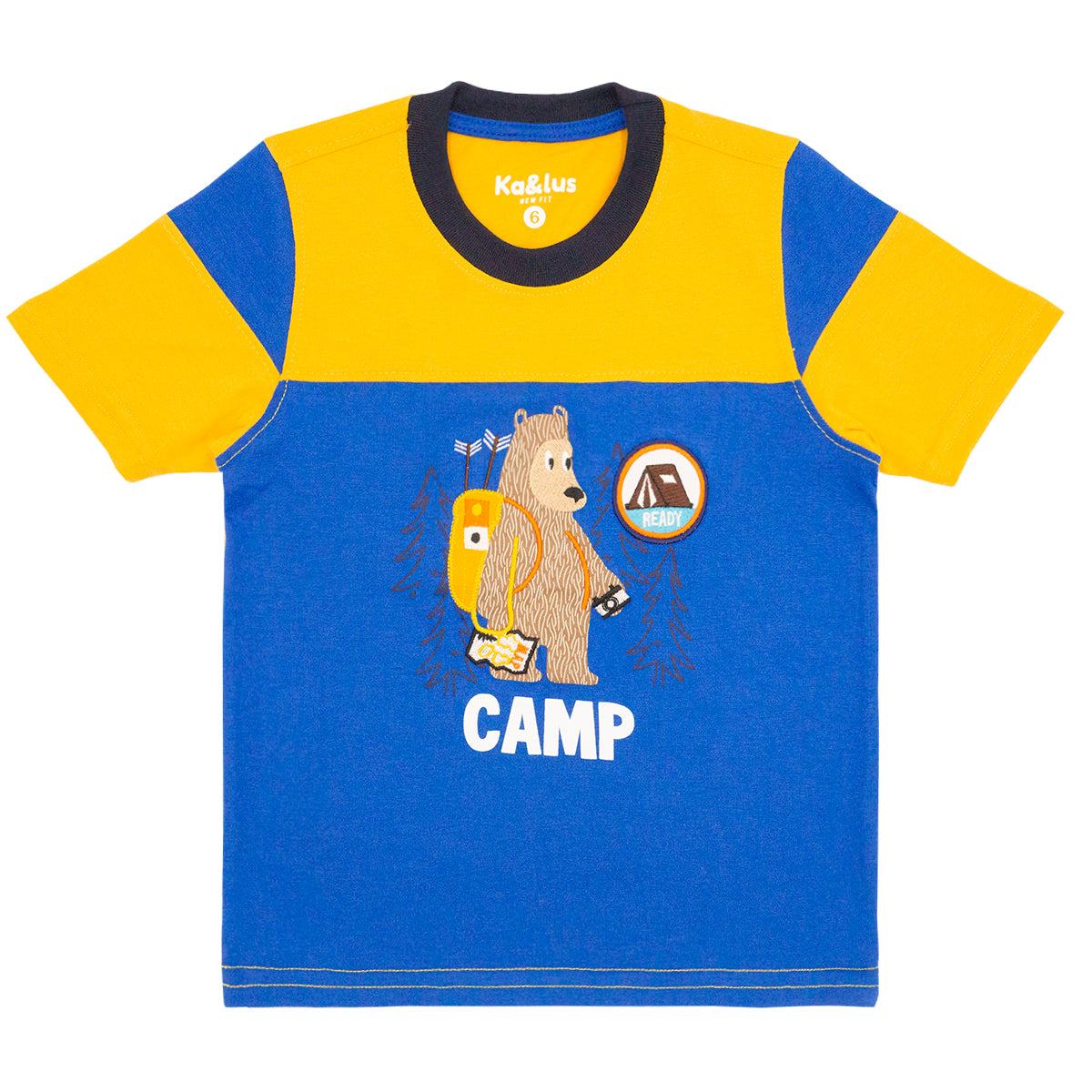 Playera redondo CAMP niños infantil Mayoreo-menudeo