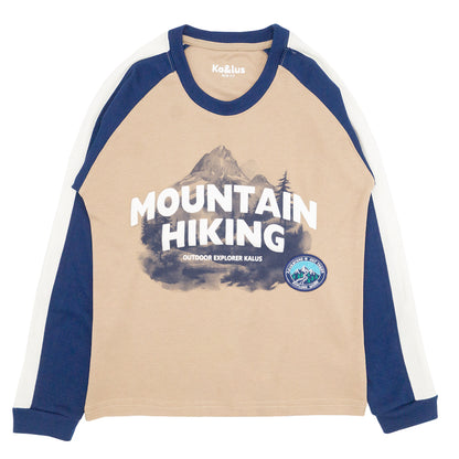 Playera redondo manga larga SKI juvenil