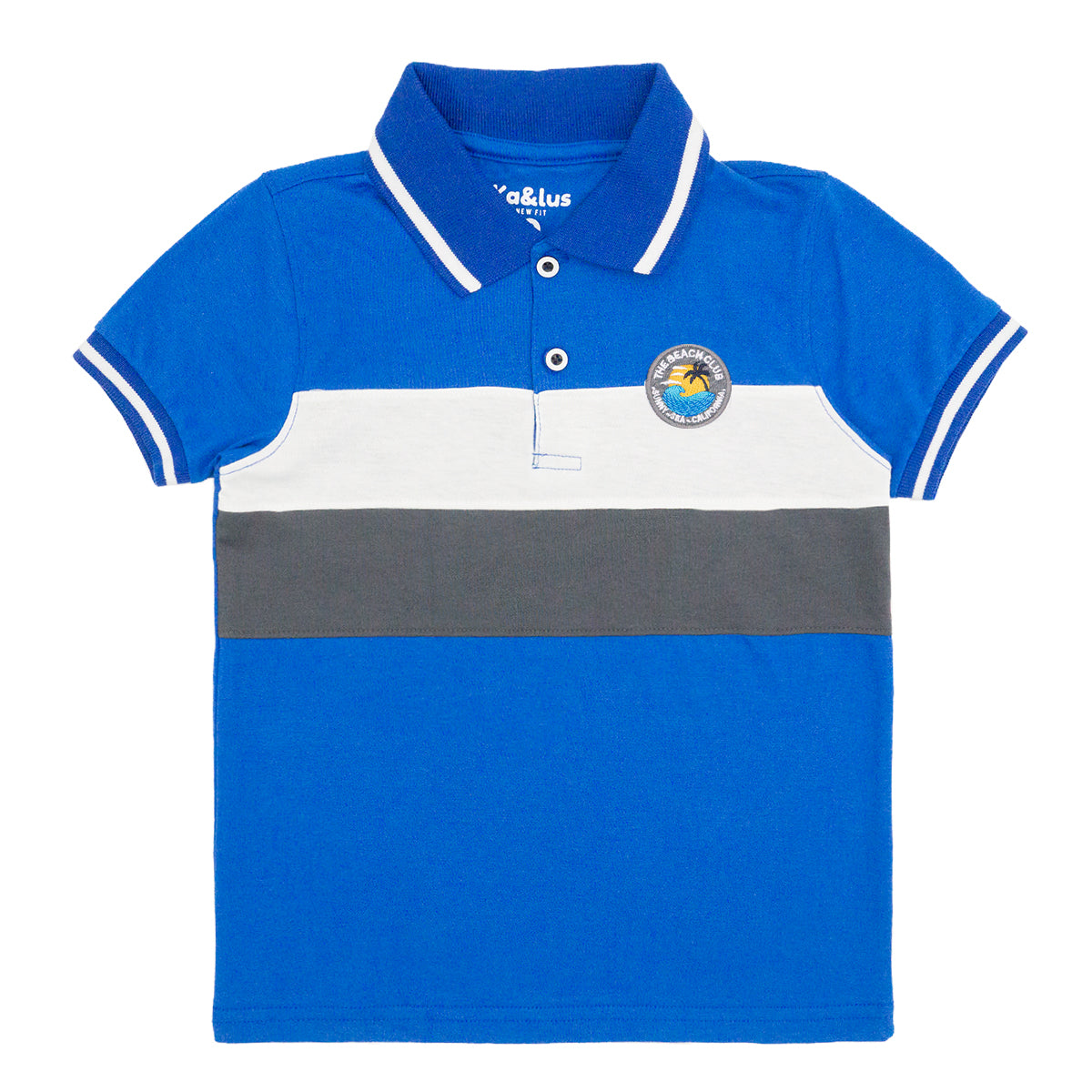 Playera Polo Infantil Bloques