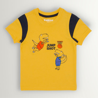 Playera redondo DINO infantil