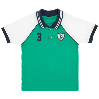 Playera polo mc MANGA RANGLA juvenil