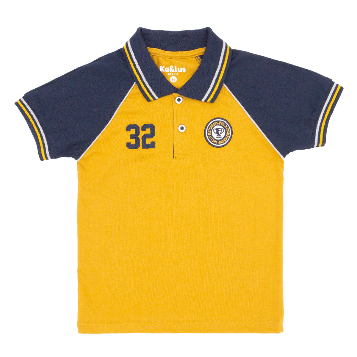 Playera polo mc MANGA RANGLA infantil