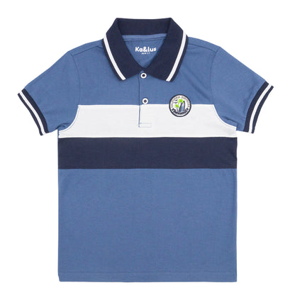 Playera Polo Infantil Bloques