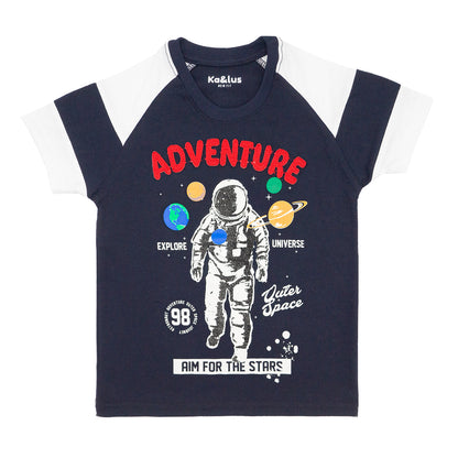 Playera redondo mc SPACE juvenil