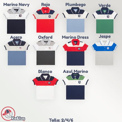 Playera Polo ESCUDO Infantil