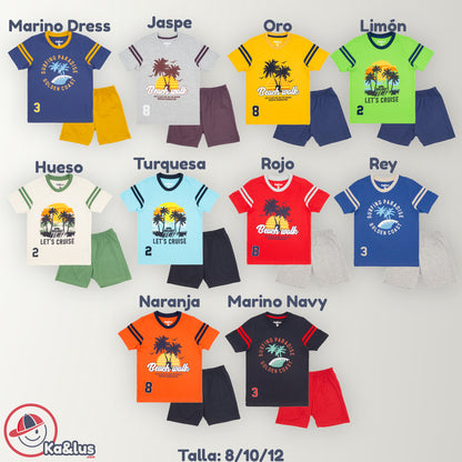 Conjunto BEACH juvenil para niño