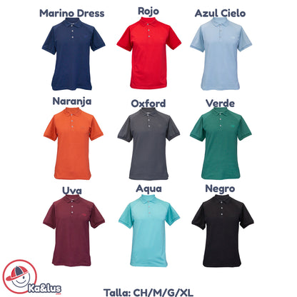 Playera Adulto Polo Panal