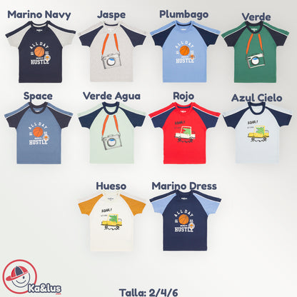 Playera Cuello Redondo ATLETICS Infantil