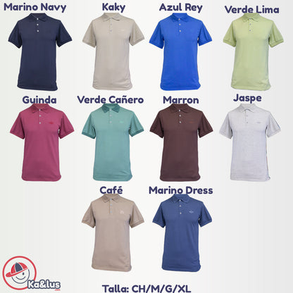 Playera Polo Lisa de Caballero