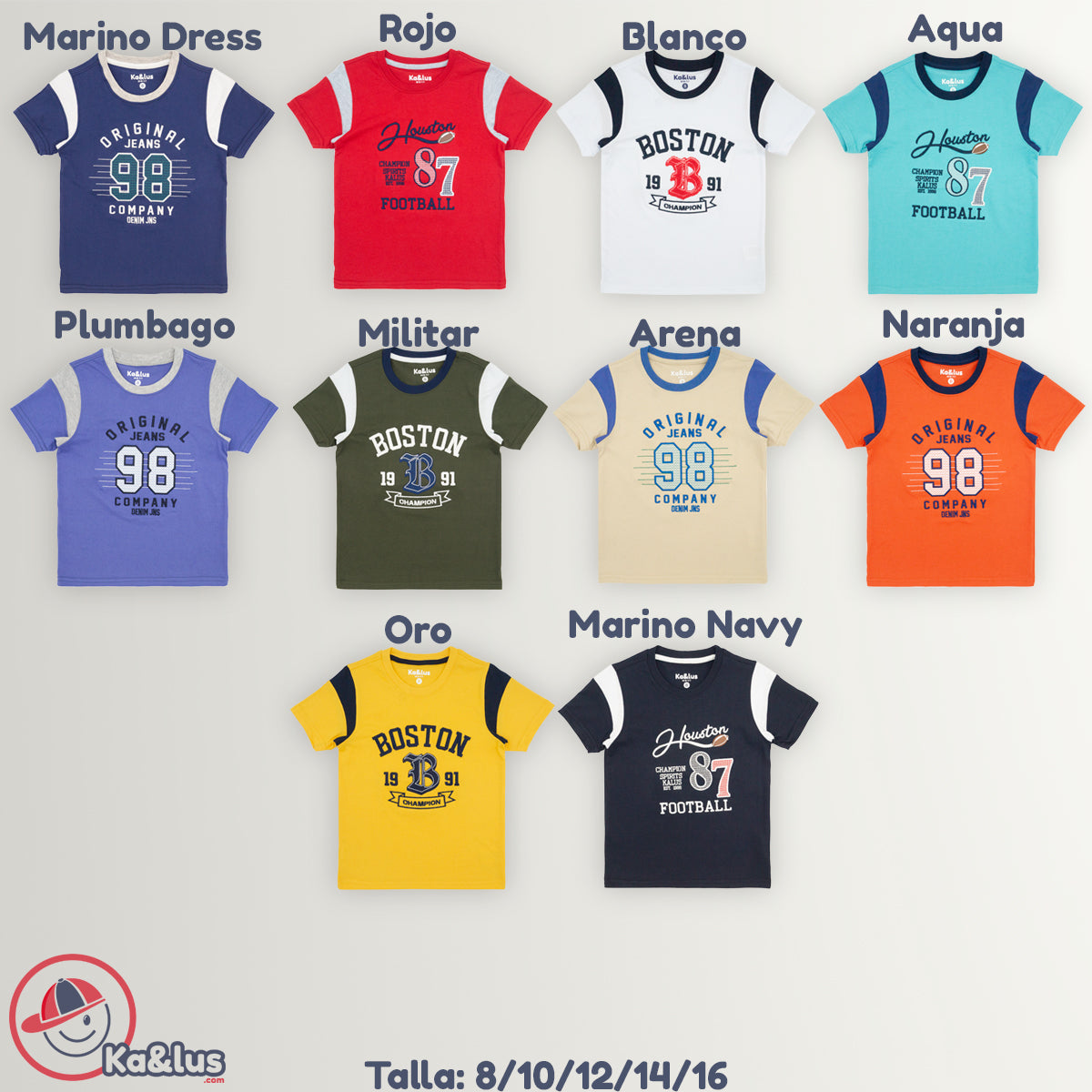 Playera redondo DINO juvenil