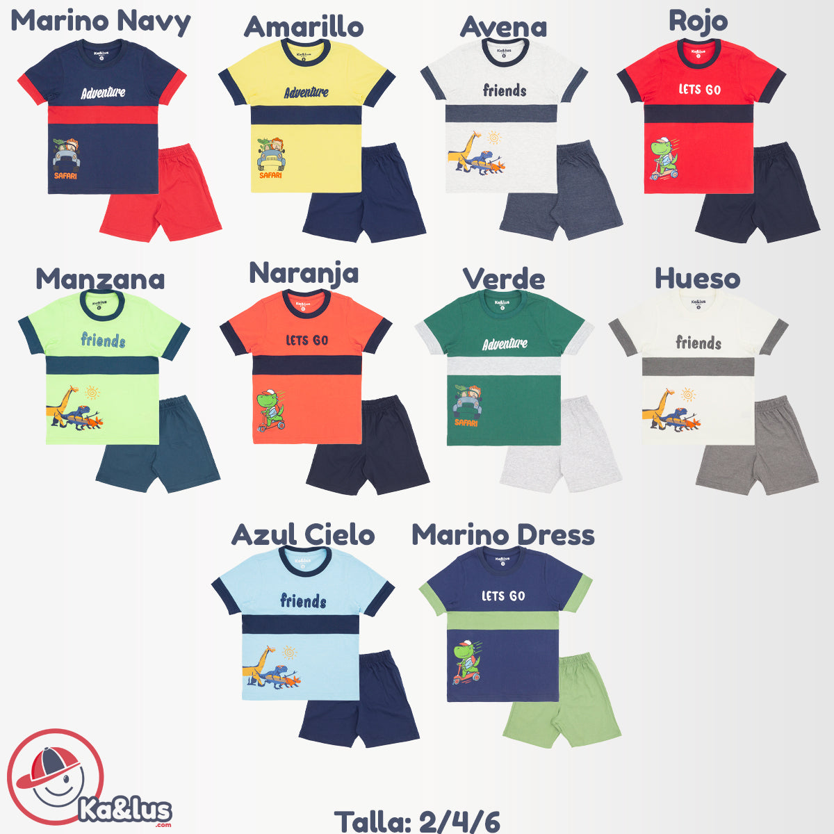 Conjunto Infantil Safari