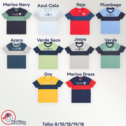 Playera Cuello Redondo Juvenil Tennis