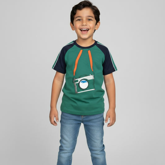 Playera Cuello Redondo ATLETICS Infantil
